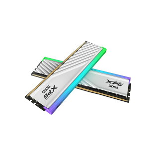 ADATA AX5U6000C4816G-DTLABRWH-I (16GB 2���g) LANCER BLADE RGB DDR5 ������ DDR5-6000MT/s CL48-48-48 16GB 2�� �z���C�g