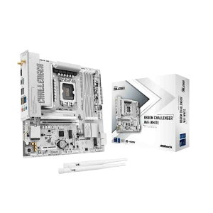 ASRock B860M Challenger WiFi White �ŐV�K�i���������R�X�g�p�t�H�[�}���X�ɂ��D�ꂽ�Q�[�~���O����MB