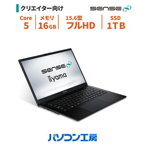 3�N�ۏ� �m�[�g�p�\�R�� �V�i 15.6�^/Core 5 120U/16GB/1TB SSD/Windows 11 BTO