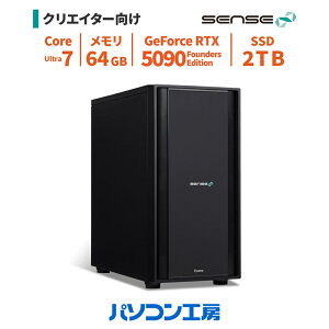 3�N�ۏ� �f�X�N�g�b�v�p�\�R�� �V�i Core Ultra 7 270K Plus+����/RTX 5090 Founders Edition/64GB/2TB SSD/Windows 11 BTO