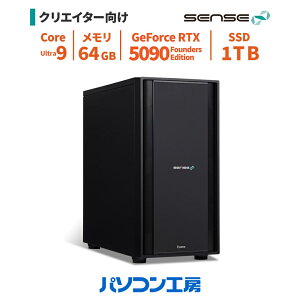 3�N�ۏ� �f�X�N�g�b�v�p�\�R�� �V�i Core Ultra 9 285K+����/RTX 5090 Founders Edition/64GB/1TB SSD/Windows 11 BTO