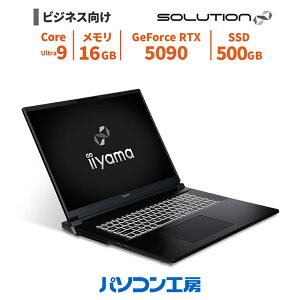 �r�W�l�X�m�[�g�p�\�R�� �V�i 18�^/Core Ultra 9 290HX Plus/RTX 5090/16GB/500GB SSD/Windows 11 BTO