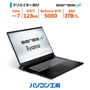 �m�[�g�p�\�R�� �V�i 18�^/Core Ultra 7 270HX Plus/RTX 5080/128GB/1TB+2TB SSD/Windows 11 BTO