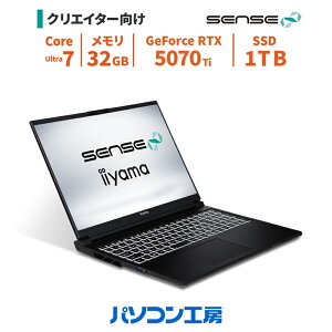 �m�[�g�p�\�R�� �V�i 16�^/Core Ultra 7 270HX Plus/RTX 5070 Ti/32GB/1TB SSD/Windows 11 BTO