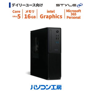 �f�X�N�g�b�v�p�\�R�� �V�i Microsoft 365 Personal/Core Ultra 5 225/16GB/500GB SSD/Windows 11 BTO Office�t��