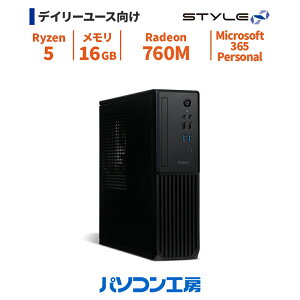 �f�X�N�g�b�v�p�\�R�� �V�i Microsoft 365 Personal/Ryzen 5 8600G/16GB/500GB SSD/Windows 11 BTO Office�t��