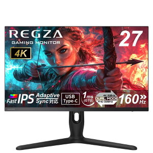 REGZA RM-G277R 27�C���` 4K[UHD] �Q�[�~���O���j�^�[
