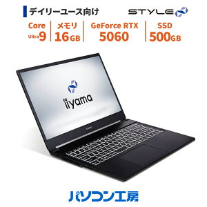 3�N�ۏ� �m�[�g�p�\�R�� �V�i 15.6�^/Core Ultra 9 185H/RTX 5060/16GB/500GB SSD/Windows 11 BTO