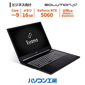 �r�W�l�X�m�[�g�p�\�R�� �V�i Office Home & Business/15.6�^/Core Ultra 9 185H/RTX 5060/16GB/500GB SSD/Windows 11 BTO Office�t��