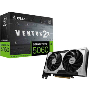 MSI GeForce RTX 5060 8G VENTUS 2X OC V1 �O���t�B�b�N�X�{�[�h