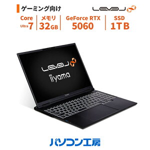 �Q�[�~���O�m�[�gPC �V�i 15.3�^/Core Ultra 7 356H/RTX 5060/32GB/1TB SSD/Windows 11 BTO ���x���C���t�B�j�e�B