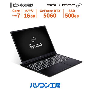 �r�W�l�X�m�[�g�p�\�R�� �V�i 15.3�^/Core Ultra 7 356H/RTX 5060/16GB/500GB SSD/Windows 11 BTO