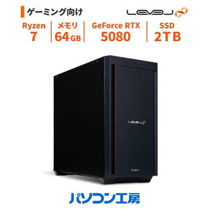 �Q�[�~���OPC �V�i Ryzen 7 9800X3D+����/RTX 5080/64GB/2TB SSD/Windows 11 BTO ���x���C���t�B�j�e�B