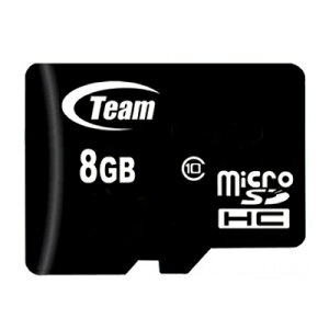 Team TG008G0MC28A 8GB Micro SD�������[�J�[�h Micro SDHC Class 10