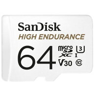 SanDisk SDSQQNR-064G-GN6IA 64GB microSDXCメモリカード High Endurance microSDカードシリーズ 海外パ…