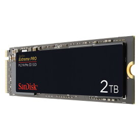 SanDisk SDSSDXPM2-2T00-J25 [2TB/SSD]PCIe Gen3 x4/M.2/Extreme PRO/2280/最大3,400MB/sリード