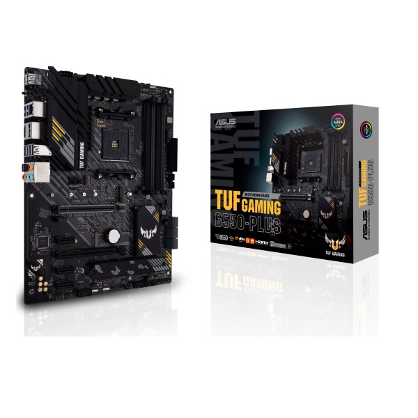 ASUS TUF GAMING B550-PLUS AMD B550チップセット搭載 ATXマザーボード PCパーツ