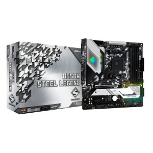 ASRock B550M Steel Legend AMD B550`bvZbg MicroATX}U[{[h