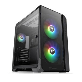 Thermaltake VIEW 51 TG ARGB CA-1Q6-00M1WN-00 [ブラック] 3面強化ガラスパネルとアドレサブルRGBファンを搭載したフルタワー型PCケース