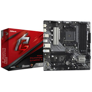 ASRock B550M Phantom Gaming 4 AMD B550`bvZbgځ@MicroATX}U[{[h