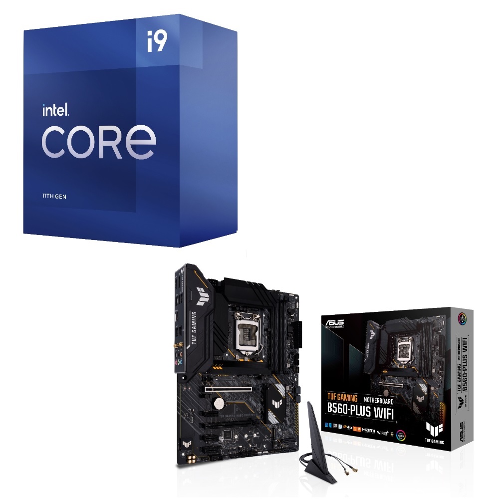 パーツセット Intel 初売り Core i9 11900 BOX + ASUS WIFI TUF 100％品質 GAMING セット B560-PLUS