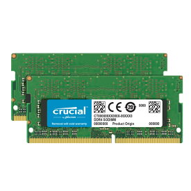 Crucial CT2K32G4SFD832A [SODIMM DDR4 PC4-25600 32GB 2枚組] DDR4-3200 ノート用メモリ SO-DIMM 32GB×2