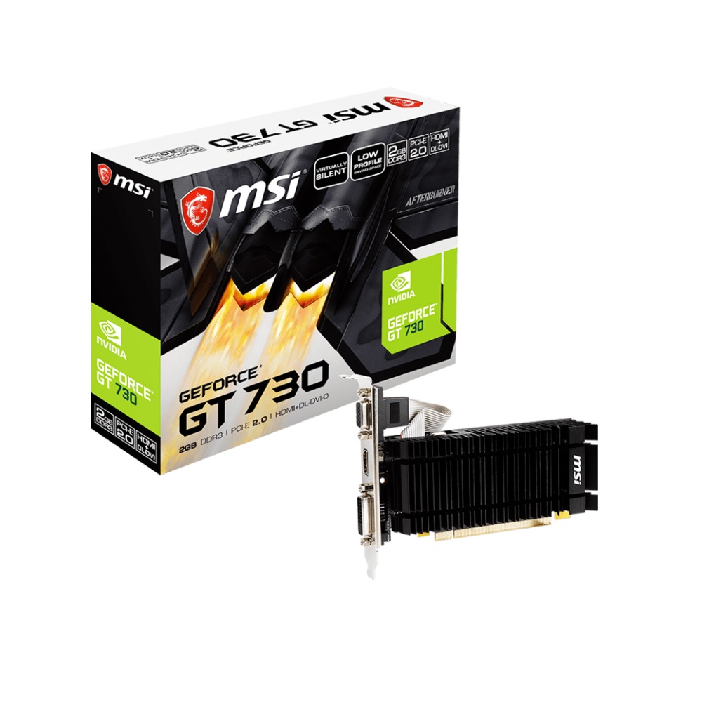 MSI N730K-2GD3H LPV1 NVIDIA GeForce GT 730 搭載グラフィックカード ファンレスタイプ