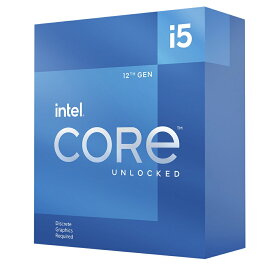 Intel Core i5 12600KF BOX 第12世代インテルCore i5プロセッサー GPU非搭載 CPU