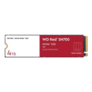 Western Digital WD Red SN700 NVMe SSD WDS400T1R0C WD Red SN700 NVMe SSD V[Y 4TB