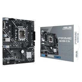 ASUS PRIME H610M-E D4 Intel 第12世代Coreプロセッサー対応 H610チップセット搭載MicroATXマザーボード