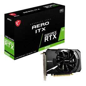 MSI GeForce RTX 3050 AERO ITX 8G OC GeForce RTX 3050 搭載 グラフィックスカード