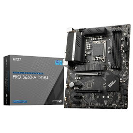 MSI PRO B660-A DDR4 Intel 第12世代Coreプロセッサー対応 B660チップセット搭載ATXマザーボード