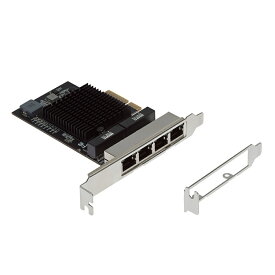 PLANEX GPE-2500-4T PCIeバス対応 2.5GBASE-T 4ポートLANアダプター