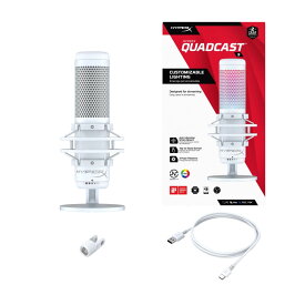 HyperX QuadCast S (white) 519P0AA スタンドアロンマイク