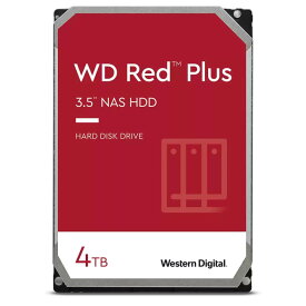 Western Digital WD40EFPX WD Red Plusでパワフルに対応 3.5inch NAS向けHDD 4TB