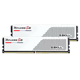 G.SKILL F5-5600J3636C16GX2-RS5W Ripjaws S5 DDR5 PC5-44800 16GB×2枚 ホワイト