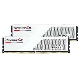 G.SKILL F5-5600J4040C16GX2-RS5W Ripjaws S5 DDR5 PC5-44800 16GB×2枚 ホワイト