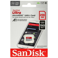 SanDisk SDSQUAC-256G-GN6MN ULTRAシリーズ microSDXC 256GB A1 U1 class10 R=150MB/s 英語パッケージ