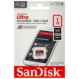SanDisk SDSQUAC-1T00-GN6MN ULTRAシリーズ microSDXC 1TB A1 U1 class10 R=150MB/s 英語パッケージ