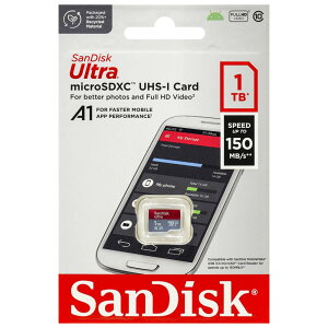 SanDisk SDSQUAC-1T00-GN6MN ULTRAV[Y microSDXC 1TB A1 U1 class10 R=150MB/s ppbP[W