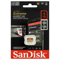 SanDisk SDSQXAV-1T00-GN6MN Extremeシリーズ microSDXC 1TB U3 A2 V30 R=190MB/s W=130MB/s 英語パッケ…