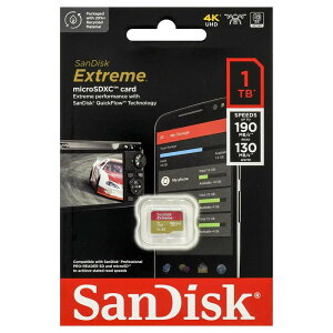 SanDisk SDSQXAV-1T00-GN6MN ExtremeV[Y microSDXC 1TB U3 A2 V30 R=190MB/s W=130MB/s ppbP[W