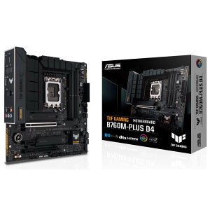 ASUS TUF GAMING B760M-PLUS D4 Intel 13CorevZbT[Ή B760`bvZbgMicroATX}U[{[h