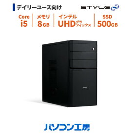デスクトップパソコン 新品 Core i5-13400/8GB/500GB SSD/Windows 11