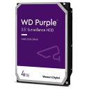 Western Digital WD43PURZ WD Purple 監視システム用ハードディスクドライブ 3.5インチ SATA HDD 4TB