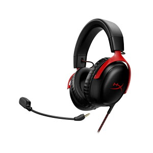 HyperX Cloud III Gaming Headset Black-Red 727A9AA KȃtBbgLQ[~OwbhZbg ubN/bh