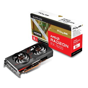 SAPPHIRE PULSE AMD Radeon RX 7600 8G DDR6 SAP-PULSERX7600-8GB/11324-01-20G  OtBbNXJ[h