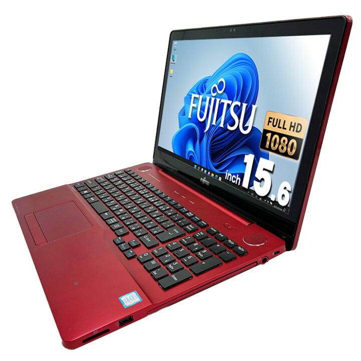 楽天市場】ノートパソコン 中古 Office付き 赤 レッド ブルーレイ フル  