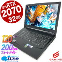 【先取りサマーセール★5000円off】 ゲーミングpc 中古パソコン 中古 ノートパソコン Office付き 動画編集 フォートナイト マイクラ 一品物 Windows11 GALLERIA ガレリア GCR2070RGF Corei7 32GBメモリ 15.6型 中古 パソコン ノートパソコン