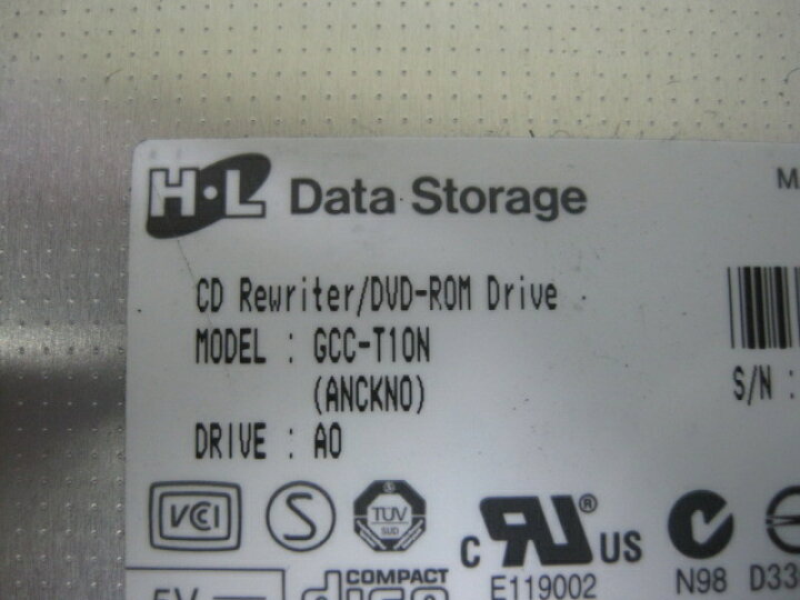 楽天市場】【H・L】スリム DVDコンボドライブ GCC-T10N【中古】【動作 